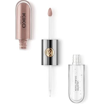 kiko milano unlimited double touch 130 liquid lipstick with long hold 12 hours with 2 step application radiant finish
