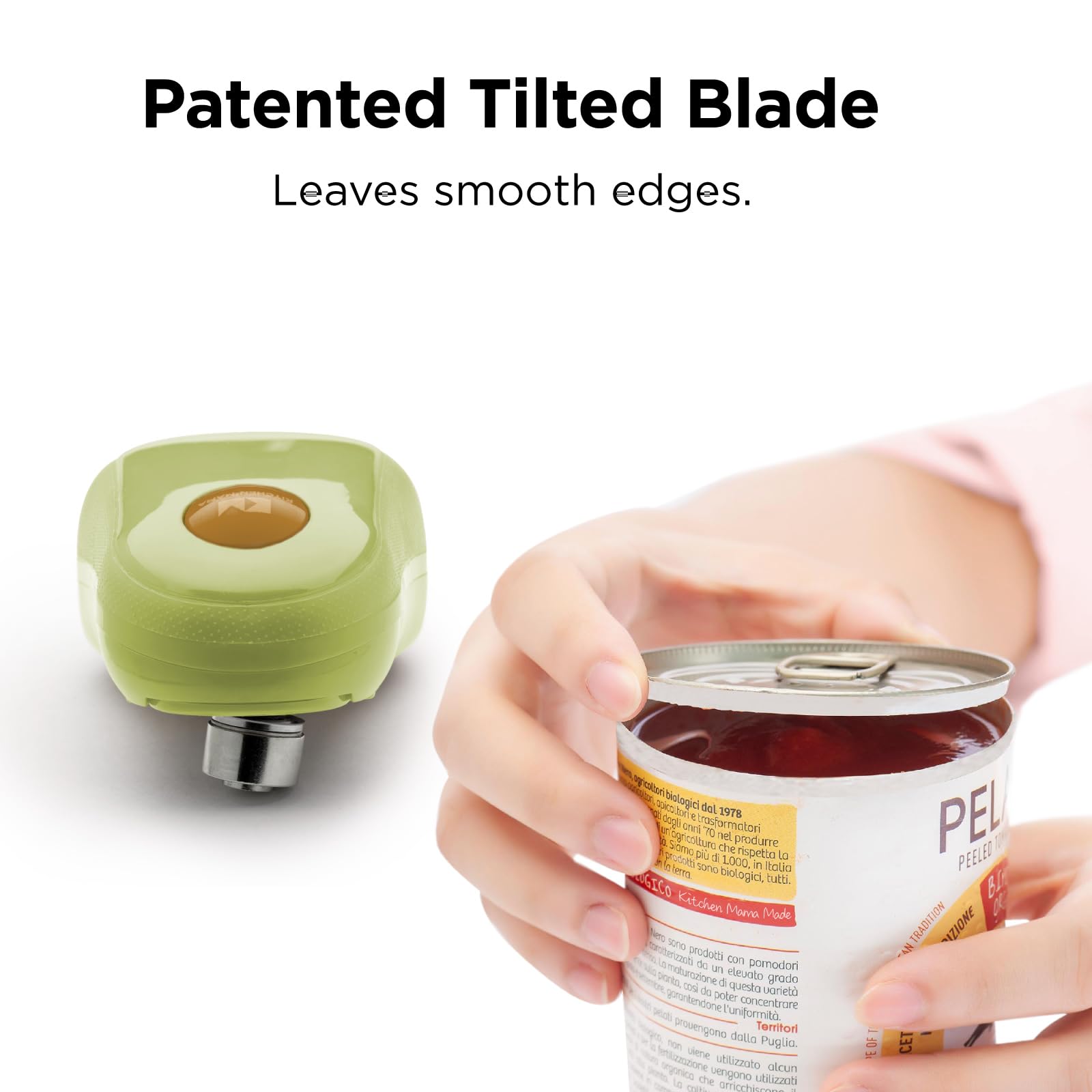 Amazon | Kitchen Mama ワンタッチ電気缶切り アボカド | ボタン1回