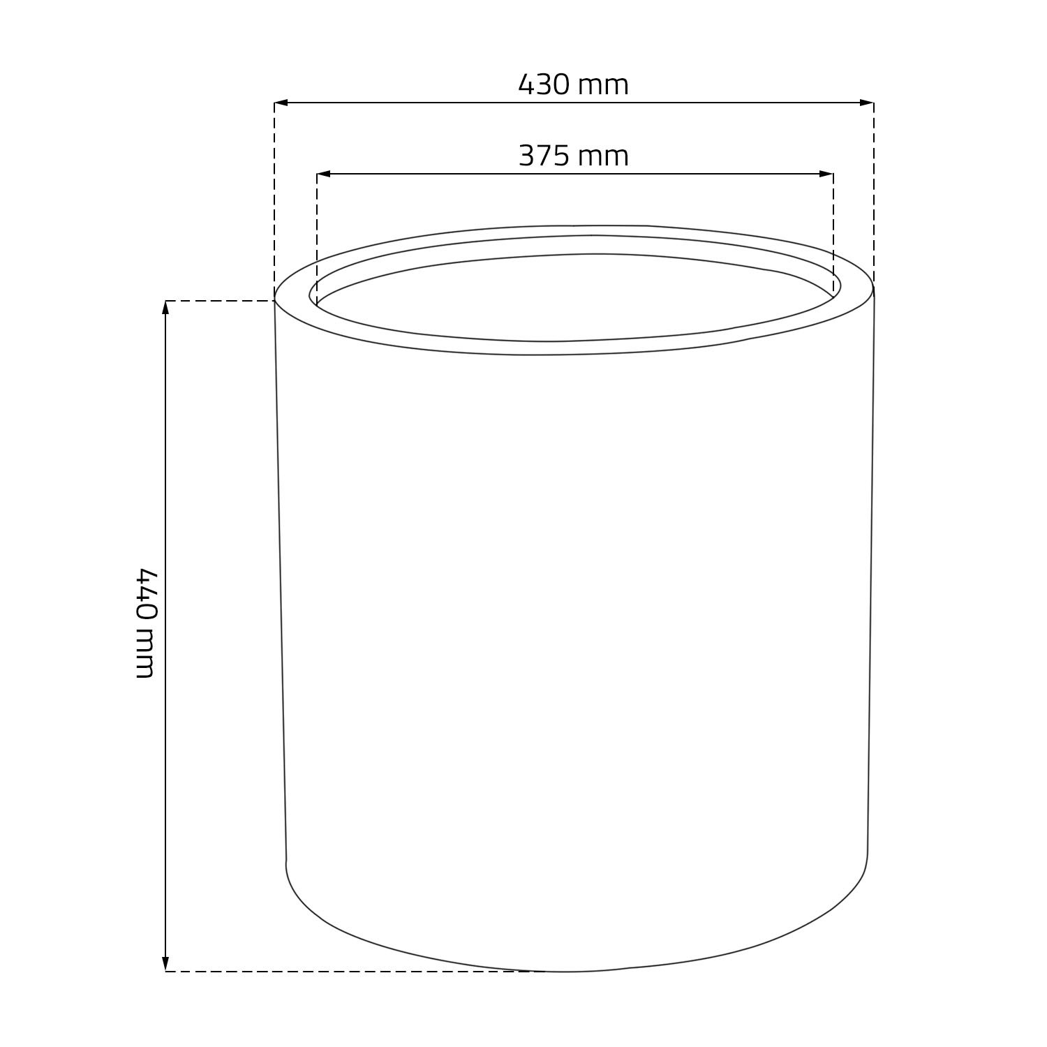 Curver Garten Pflanzentopf