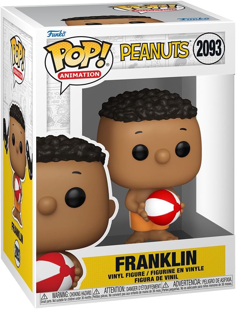 Funko Pop! TV: Peanuts - Franklin​ - Classic Peanuts - Collectable Vinyl Figure - Gift Idea - Official Merchandise - Toys for Kids & Adults - Cartoon Fans - Model Figure for Collectors