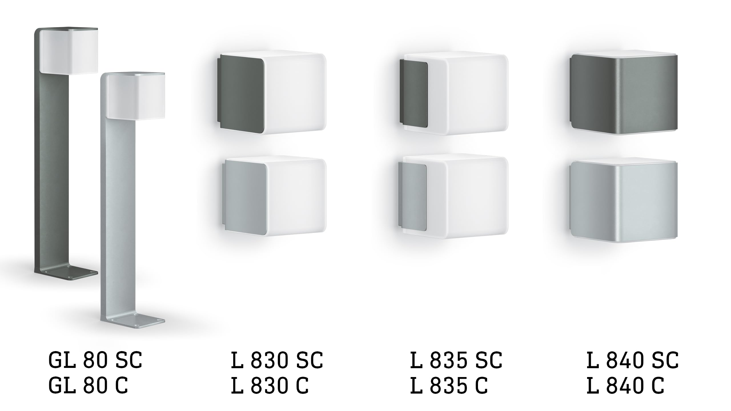 Steinel L 840 SC Connect smarte LED Außenleuchte mit Bewegungsmelder, App Steuerung, 3000 K, Anthrazit