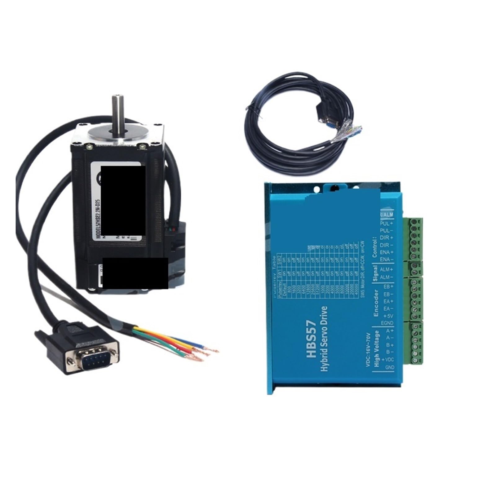 Geschlossener Schrittmotor Treiber 1.2Nm 2 Phasen Hybrid Servomotor