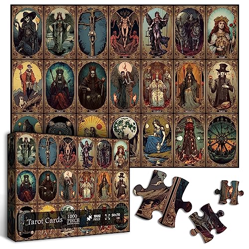 Puzzle Tarot Horror Temática Halloween 18+ Años miniatura 1