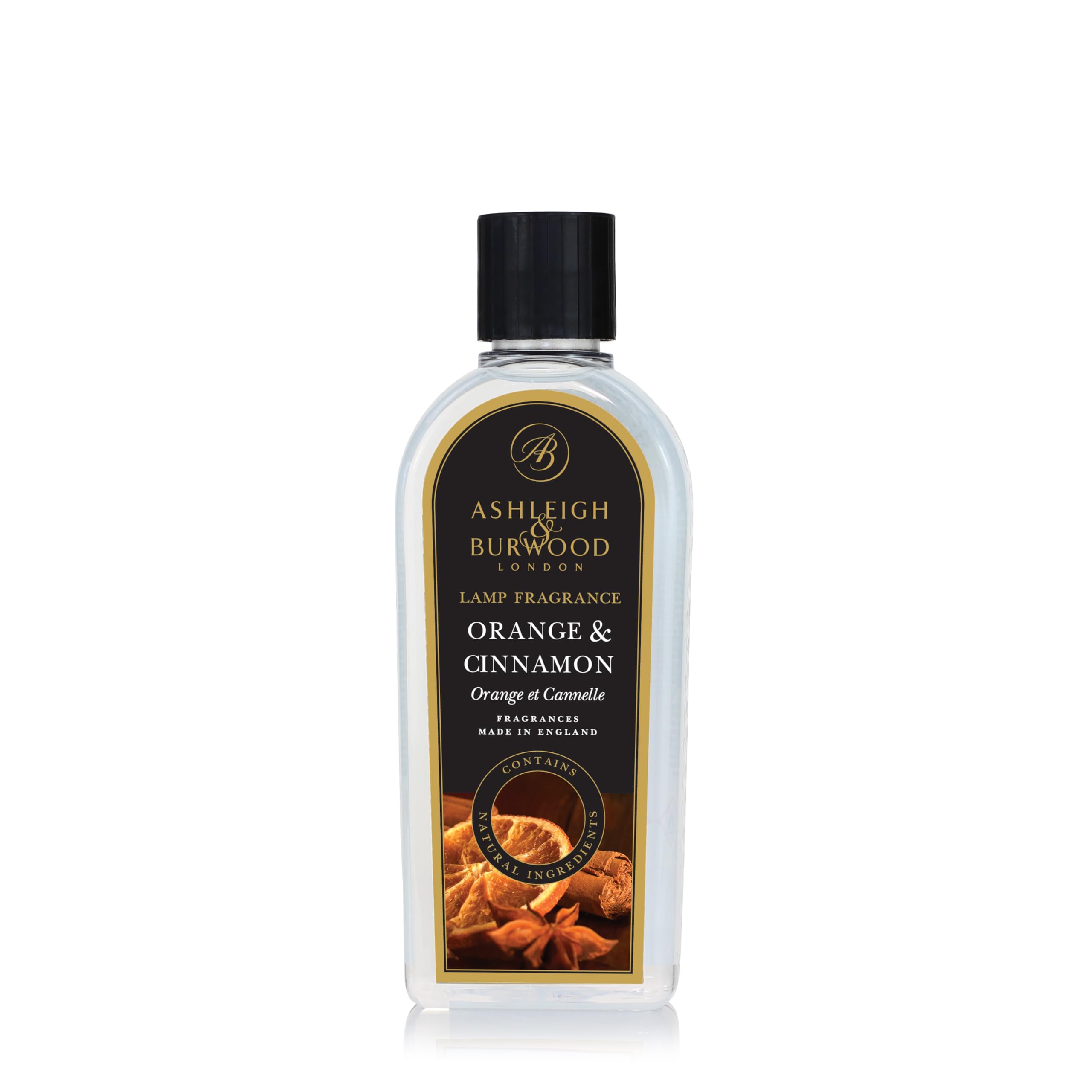 Ashleigh & Burwood Orange & Cinnamon Lamp Fragrance | 500ml | Luxury Fruity & Spicy Home Scent | Scented Room Fragrance | Made in the UK