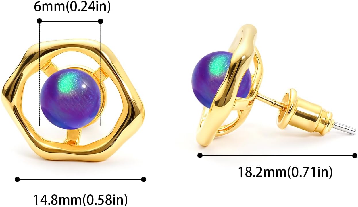 Fashion Stud Earrings for Women 925 Sterling Silver Dainty Earrings Hypoallergenic Jewelry Gifts for Her - Image 4