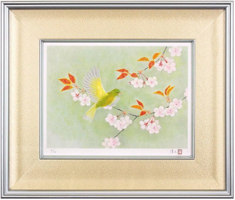 Amazon｜上村淳之 「 花鳥 」 オリジナルリトグラフ (石版画