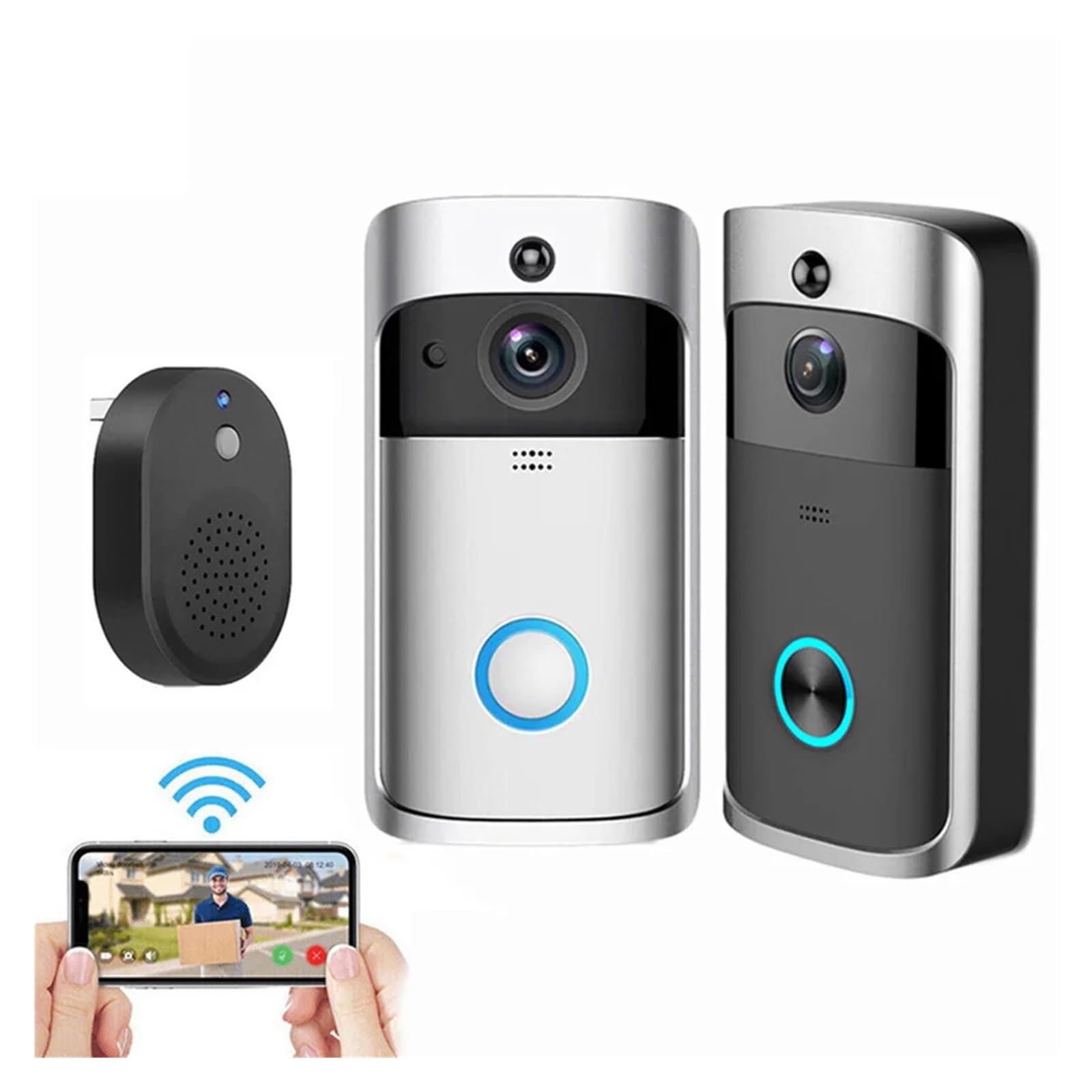 Videocamera campanello video WiFi wireless intelligente