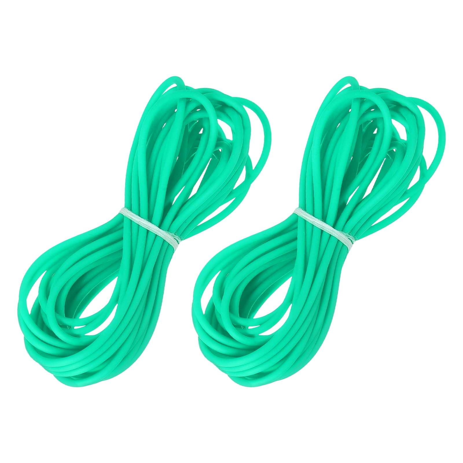 Cordón de goma hueco con agujero de 1.5mm para enhebrar cuentas fácilmente en joyería