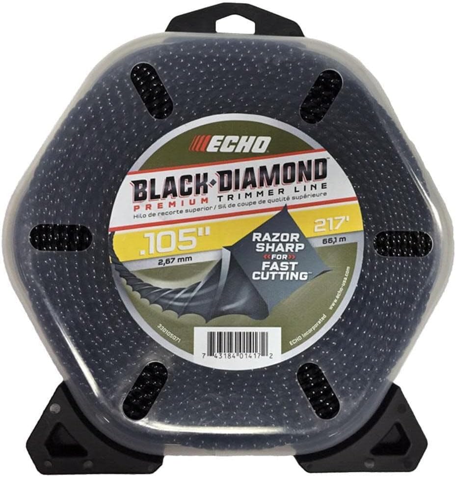 Echo Black Diamond 330095071 .105” x 217’ 4-Cornered Spiral Pattern Trimmer Line