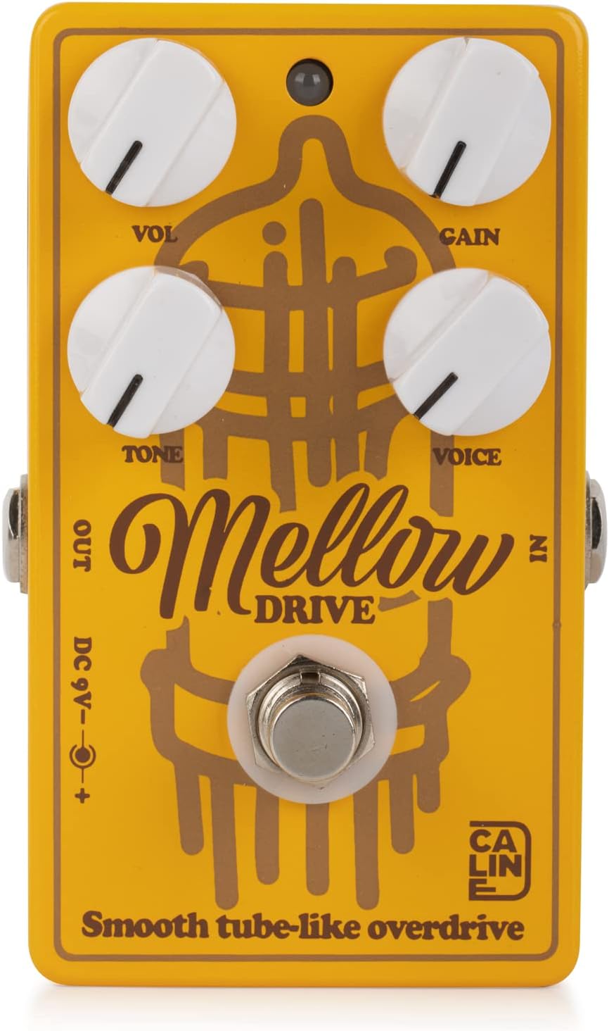 Pedal de Efeitos Caline DCP-07 Overdrive Duplo para Guitarra e Baixo | Frete grátis
