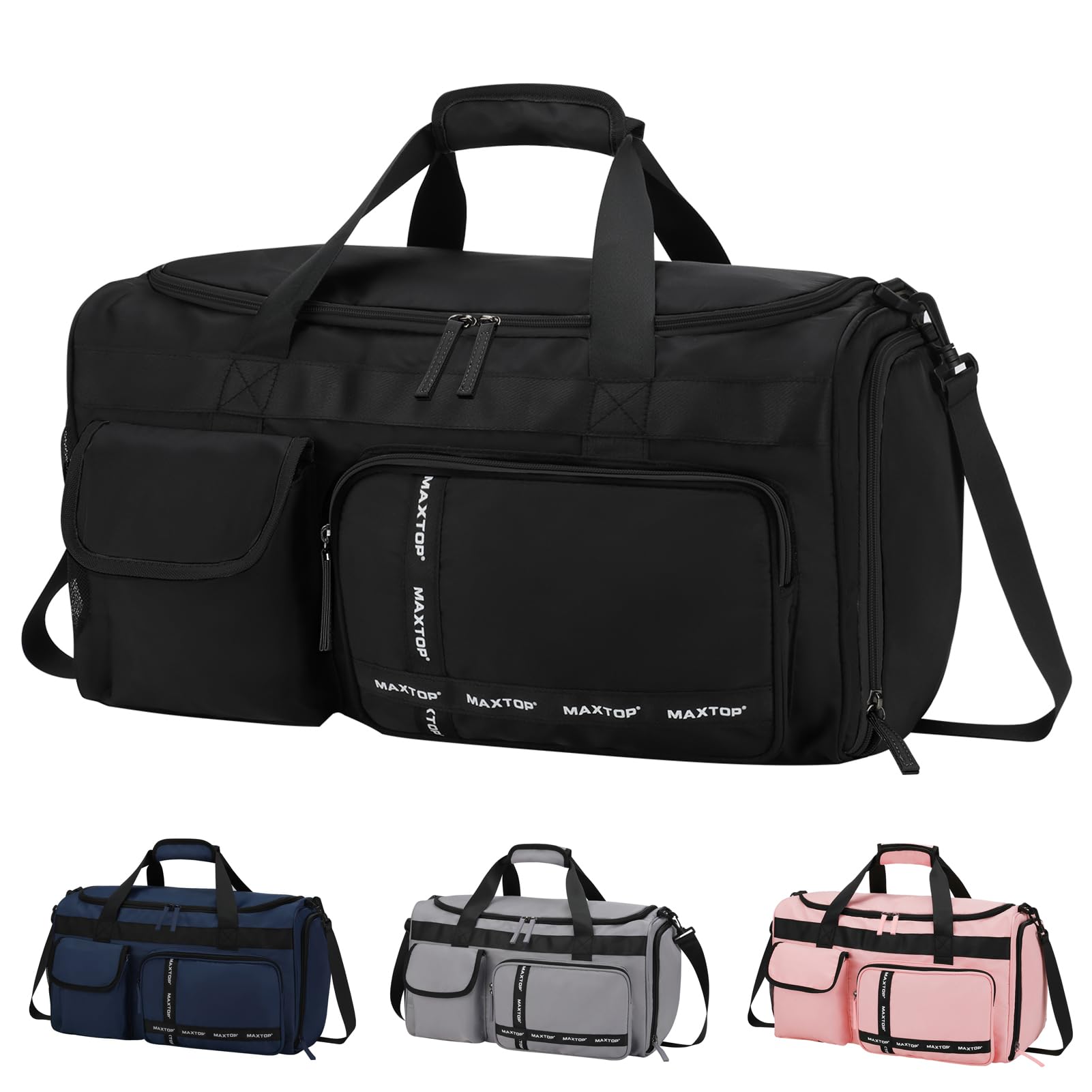 [MAXTOP] ボストンバッグ（ブラック）