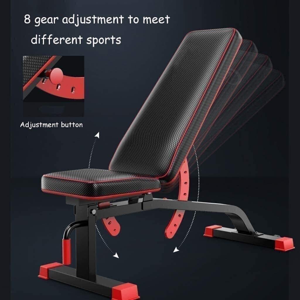 Ławka do ćwiczeń Ławki do domowej siłowni Ławka do hantli Składana ławka do ćwiczeń, ławka do ćwiczeń na siłowni Trening Fitness Pochylenie Ławka wielofunkcyjna Ławka do ćwiczeń w domu Ławka do ćwicze