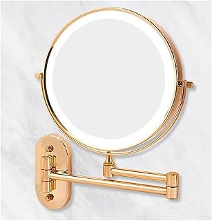 Espejo de maquillaje con luz, espejo de aumen...