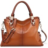 Kattee Soft Women Genuine Leather Purses and Handbags Satchel Tote Shoulder Bag