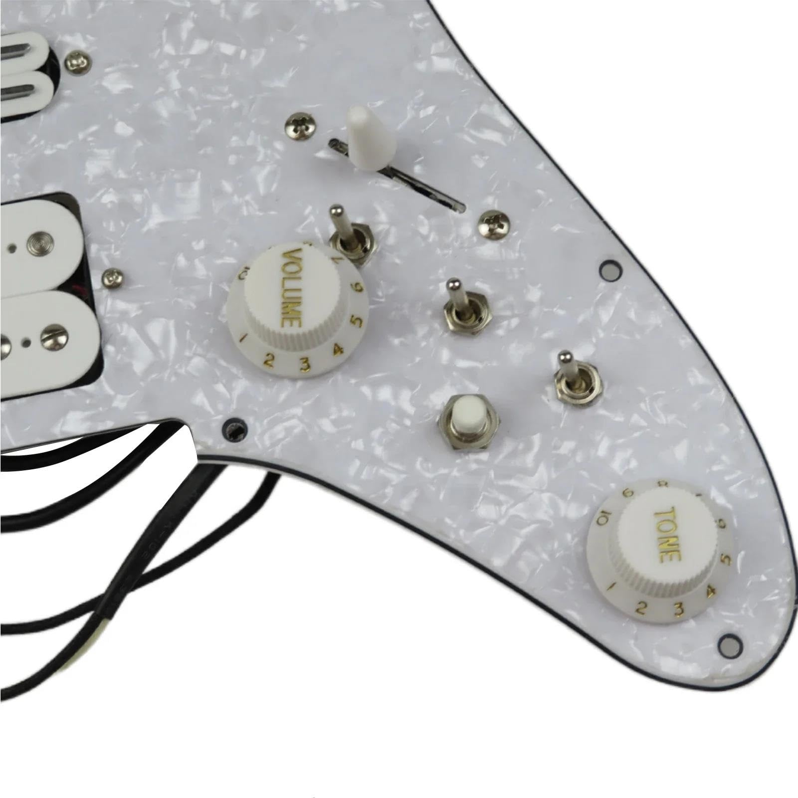 Części Pickguardów Do Gitary Elektrycznej Wstępnie Okablowane Przetworniki Pickguard Do Gitary Humbucker