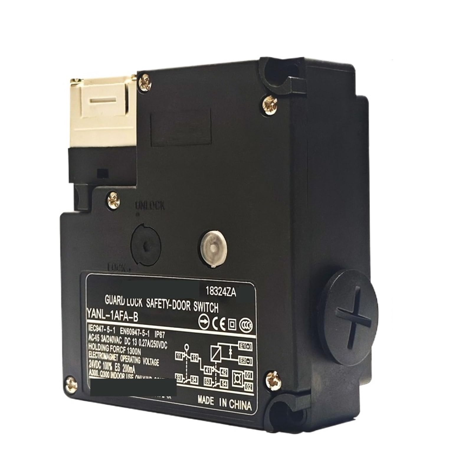 interruptor de puerta, Interruptor De Puerta Seguridad YANL-1AFA-BS 2AFA-BS 4AFA-BS para puertas de armarios(YANL-1AFA-BS)