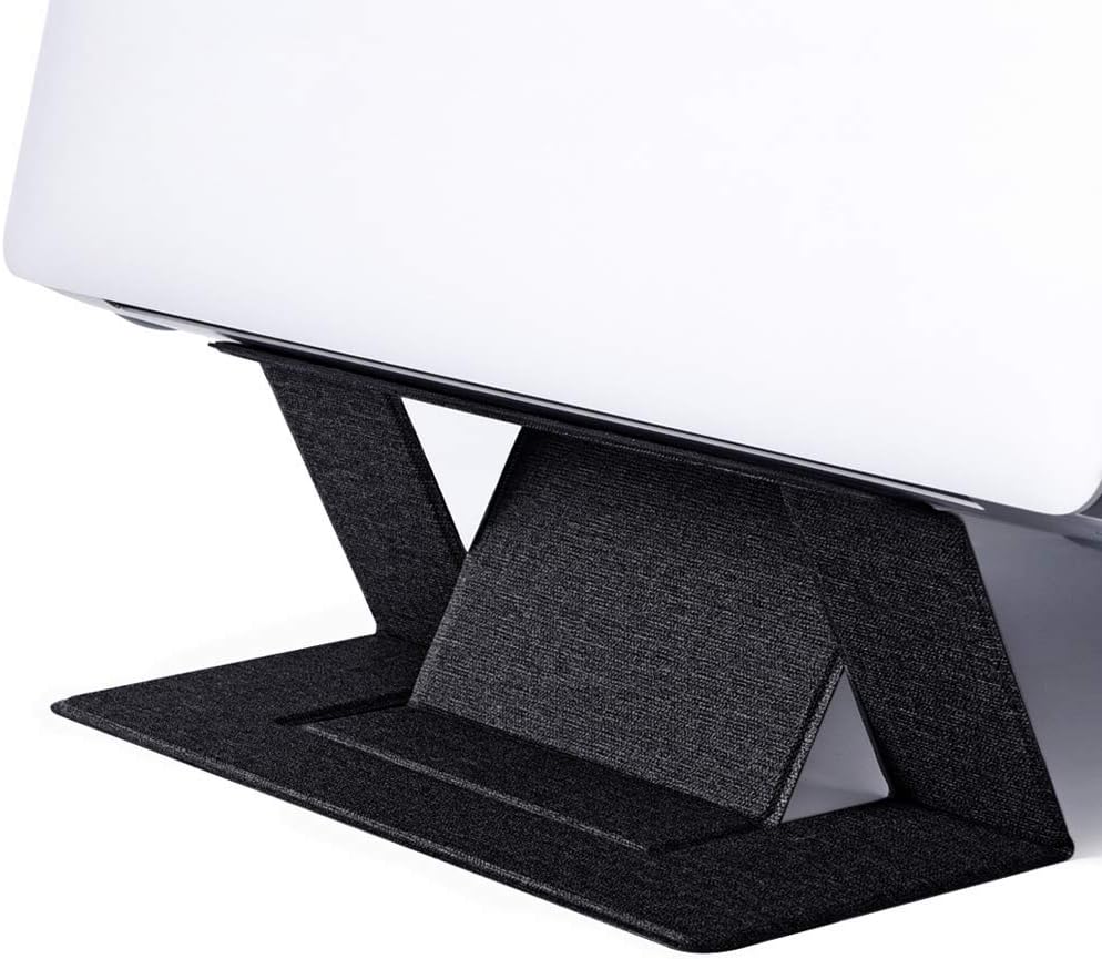 Invisible Laptop Stand, Portable Folding Laptop Stand for All Apple MacBook Pro 13 Inch/ 15 Inch, MacBook Air 13 inch, Notebook, MacBook Stand – Black