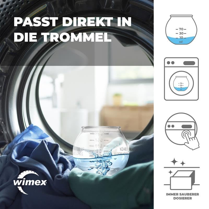 Wimex Dosierkugeln für Waschmittel – Set mit 3 Premium-Dispensern für Wäsche – XL-Spar-Kit hergestellt in Italien – Ansicht 4