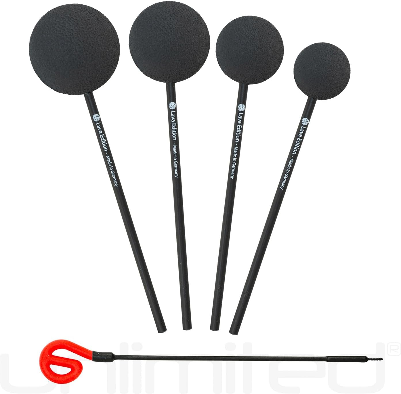 Friction Mallet Set with Ollihess Mallets and eGong Wand Includes 5 Mallets/Great for Sound Therapists, Spiritual Healers, Percussionists, & General Gongists