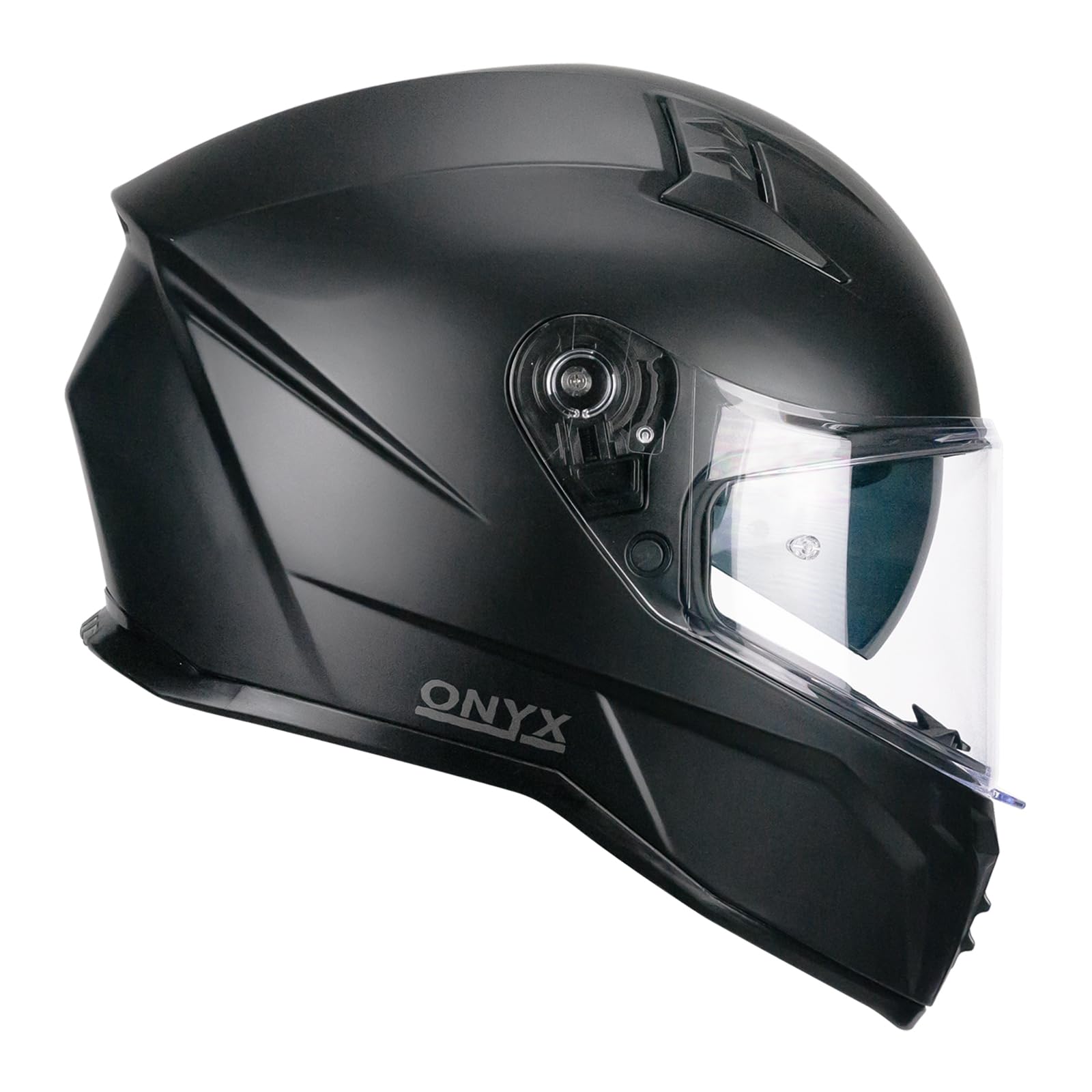 CGM Casco integrale,333A ONYX MONO Nero opaco, M
