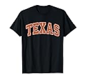 Texas TX Vintage Athletic Sports Orange Style 80s 90s T-Shirt