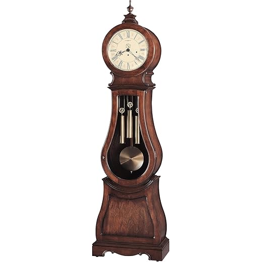 Volhard Wood Finish Convex Glass Clock