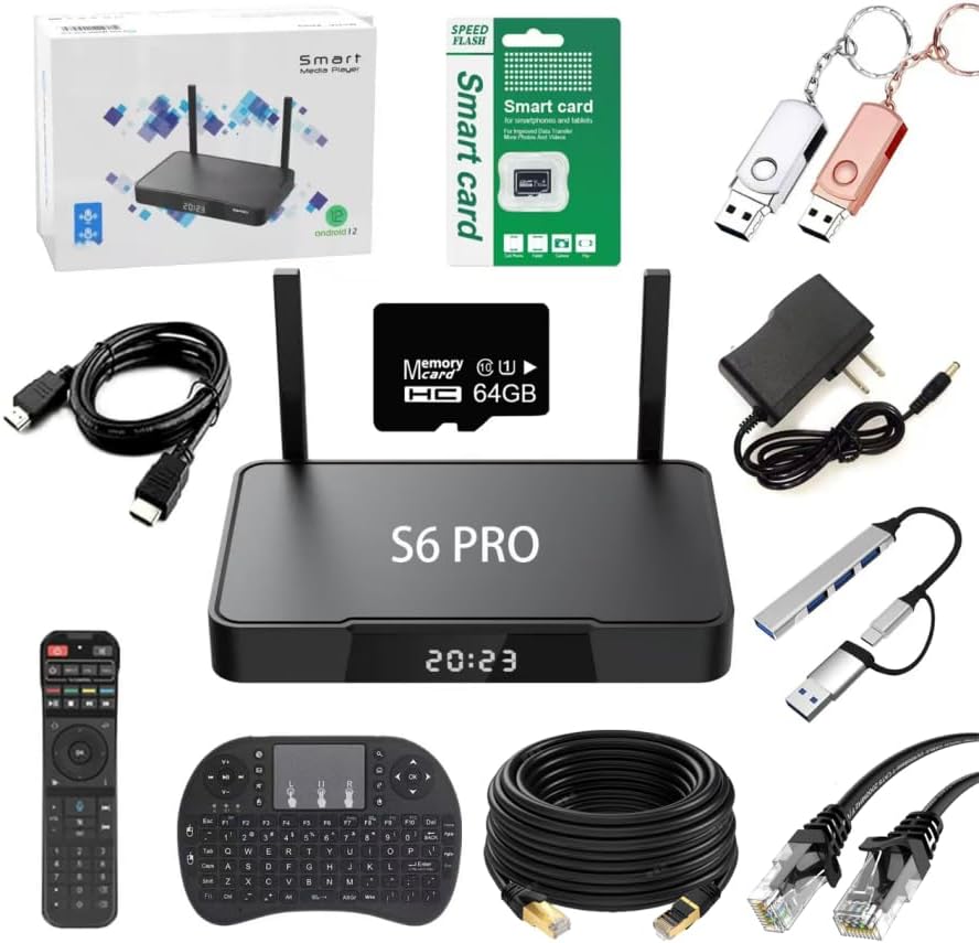 S6 Pro 2025 Fully Loaded Built-in Voice Remote Control Full Keyboard Manual Instruction