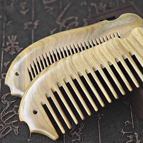 Pack de 2 Peines de Madera Antiestáticos miniatura 6