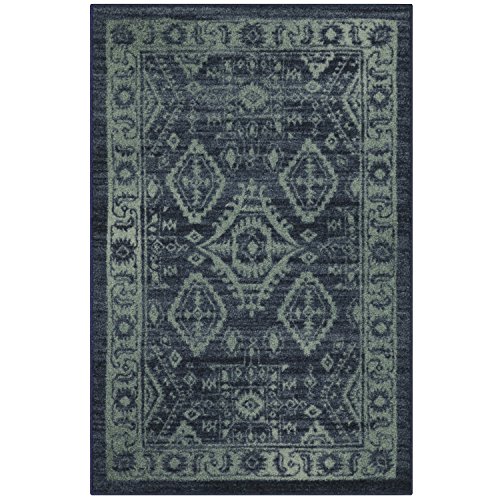 Maples Rugs Georgina Traditional Kitchen Rugs Non Skid Accent Area Carpet [Made in