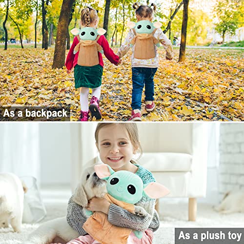 Cemocle 16 Inch Baby Grogu Doll Plush, Kids Cute Stuffed Animal Backpack Plush Figure Toys For Girls And Boys #TOP4