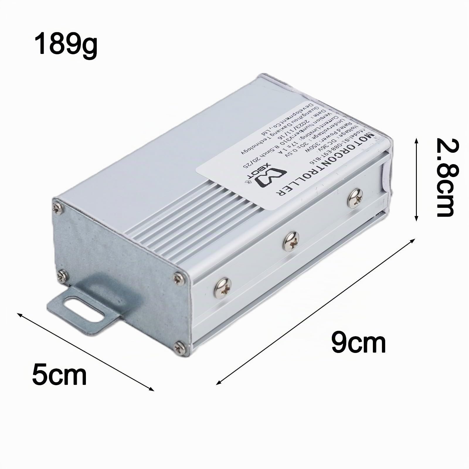 Contrôleur de moteur de scooter électrique 36 V 350 W 17 A avec câble de conversion, pour iScooter E9T, boîtier en plastique-métal noir, 9 × 5 × 3 cm, 215 g
