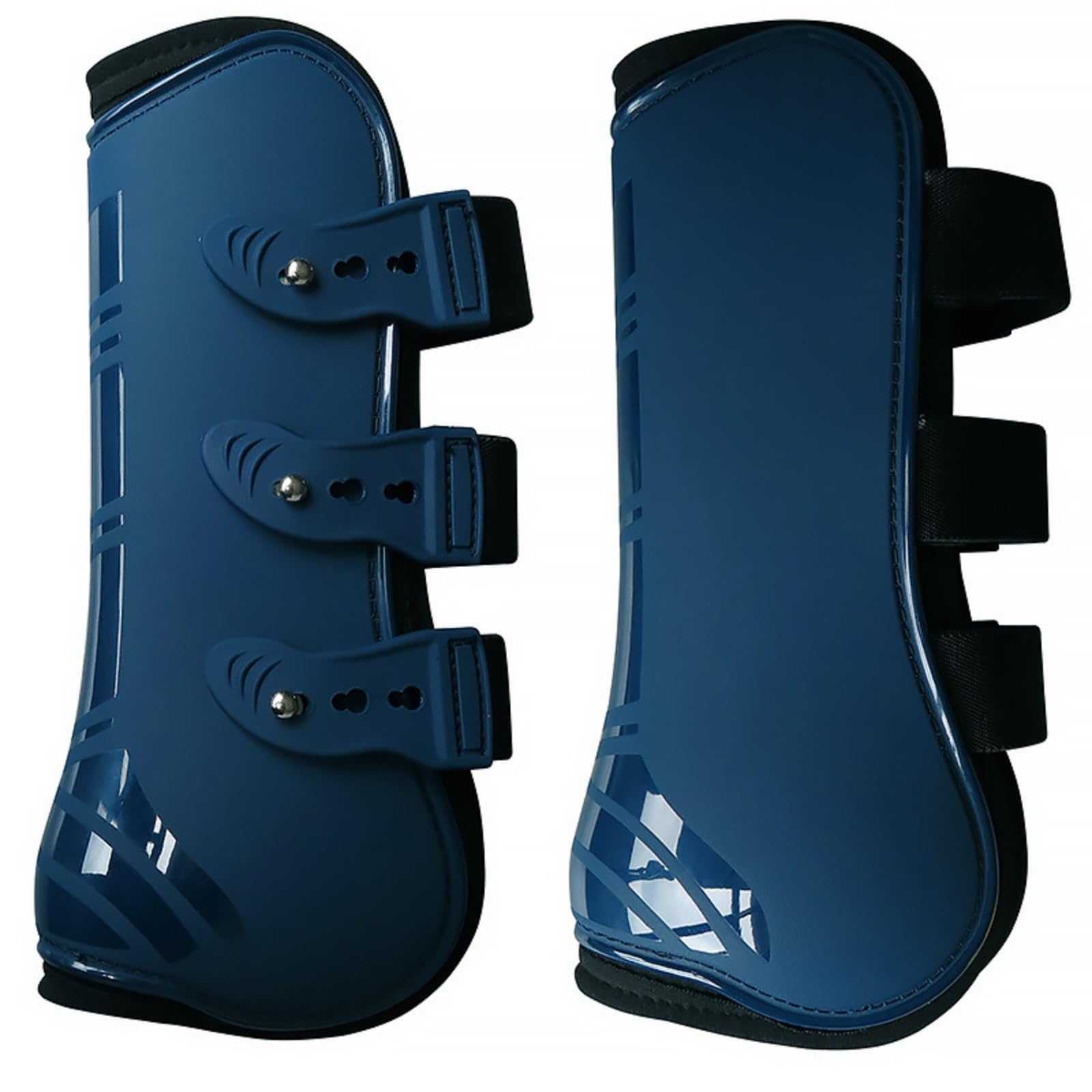 Protector Patas Caballo Resistente, Navy, XL-Front