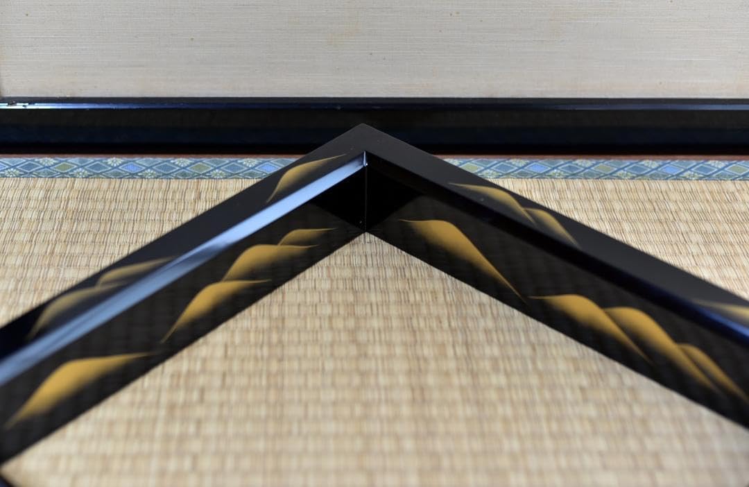 Amazon.co.jp: 真塗蒔絵炉縁 蒔絵富士柄極上 お茶道具／囲炉裏 元箱