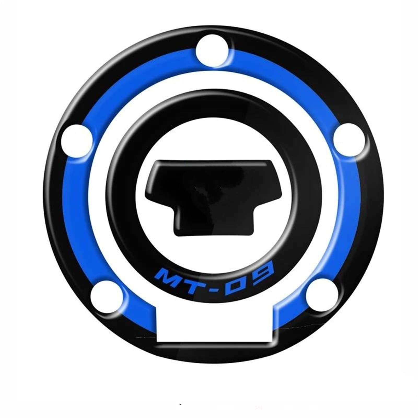Motorbike Stickers Motorcycle Fuel Tank Cap Sticker for MT-07 MT-09 MT07 MT09 FZ-07 FZ-09 Gas Cover Protector Decal Decoration Fuel Tank Protection Pads(Color9)