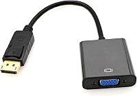 JZK DisplayPort DP - VGA Adapter Kábel, 1080P Aranyozott Egyirányú Átalakító Lenovo Dell HP ASUS Laptopokhoz és Monitorokhoz, 25 cm 1