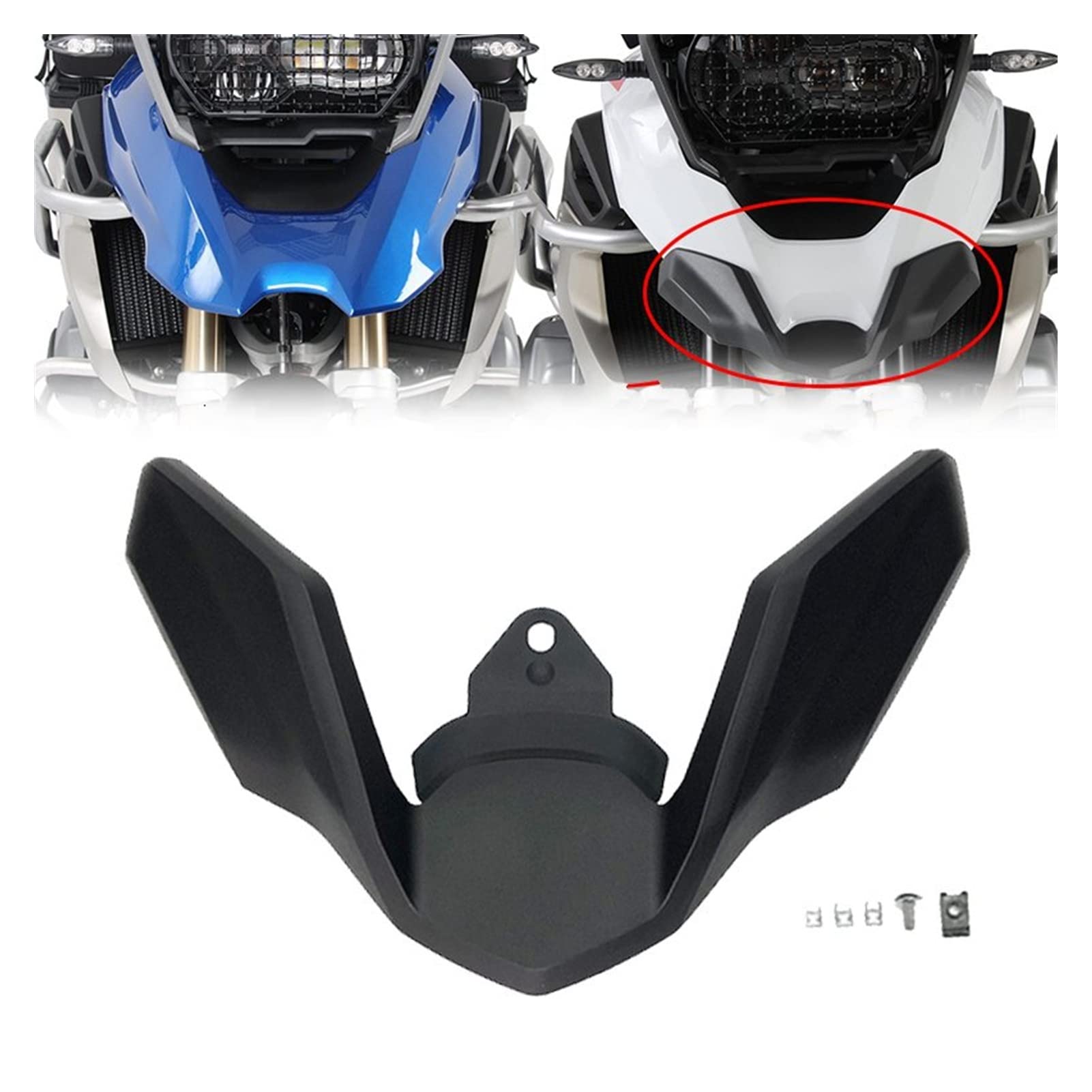 Barras De Choque Motor Cubierta Extensora Extensión Carenado Pico Delantero Motocicleta para BMW R 1200GS R 1200 para GS para LC R1250GS R 1250GS 2018 2019 2020 2021 Barras De Choque