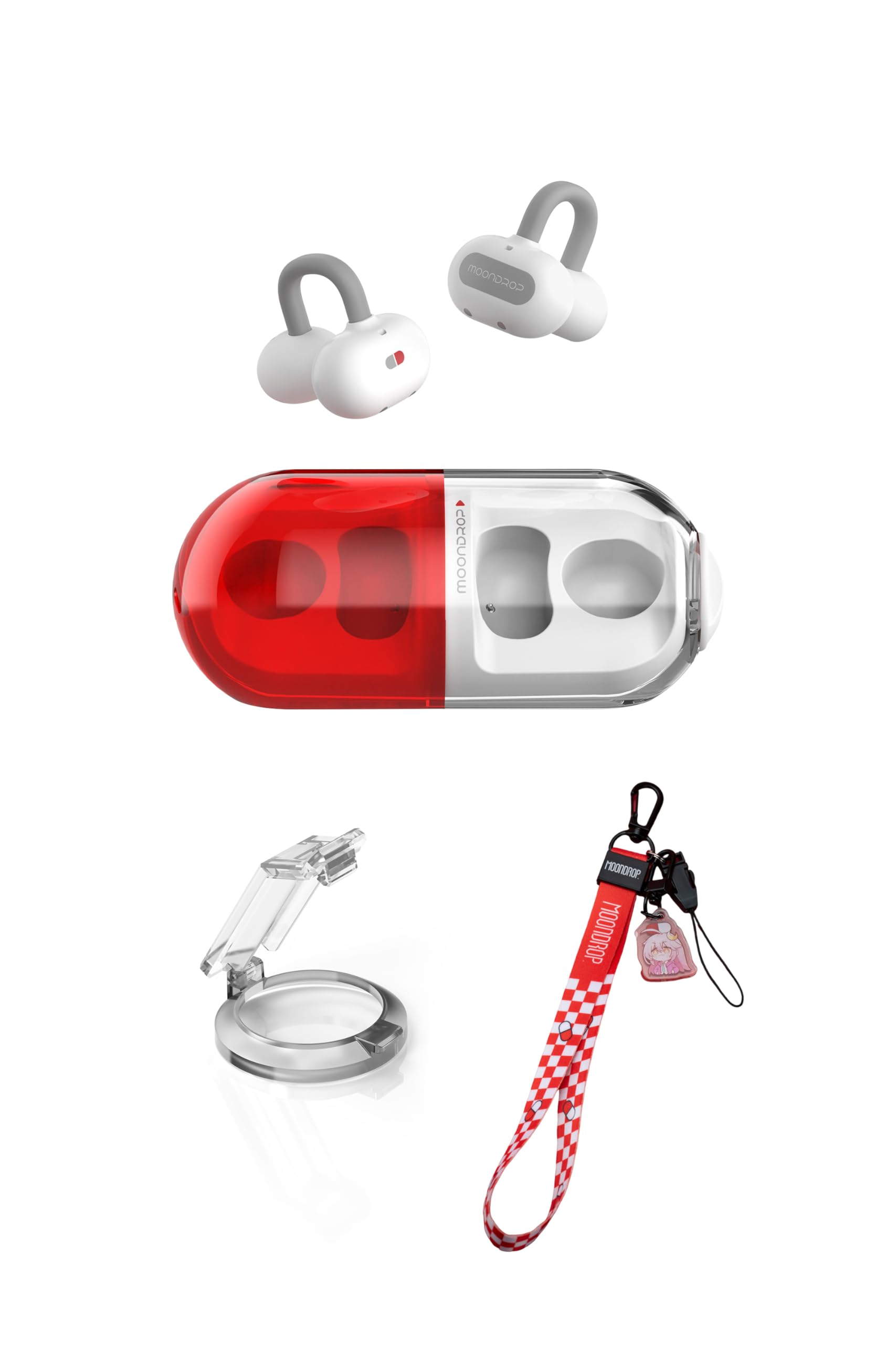 Amazon.co.jp: 水月雨 Moondrop Pill セット オープンイヤー型