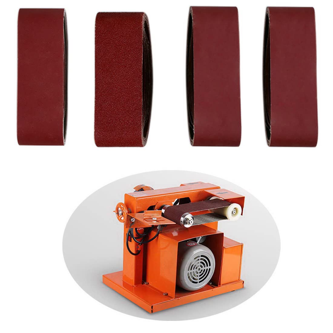3" x 21"Sanding Belts Sanding Tapes,10-Pack Grits 60#~800# for Grit Woodworking Metal Polishing 75mmx533mm Derusting Sanding Tapes Sandpaper Belts (#320-10PCS)