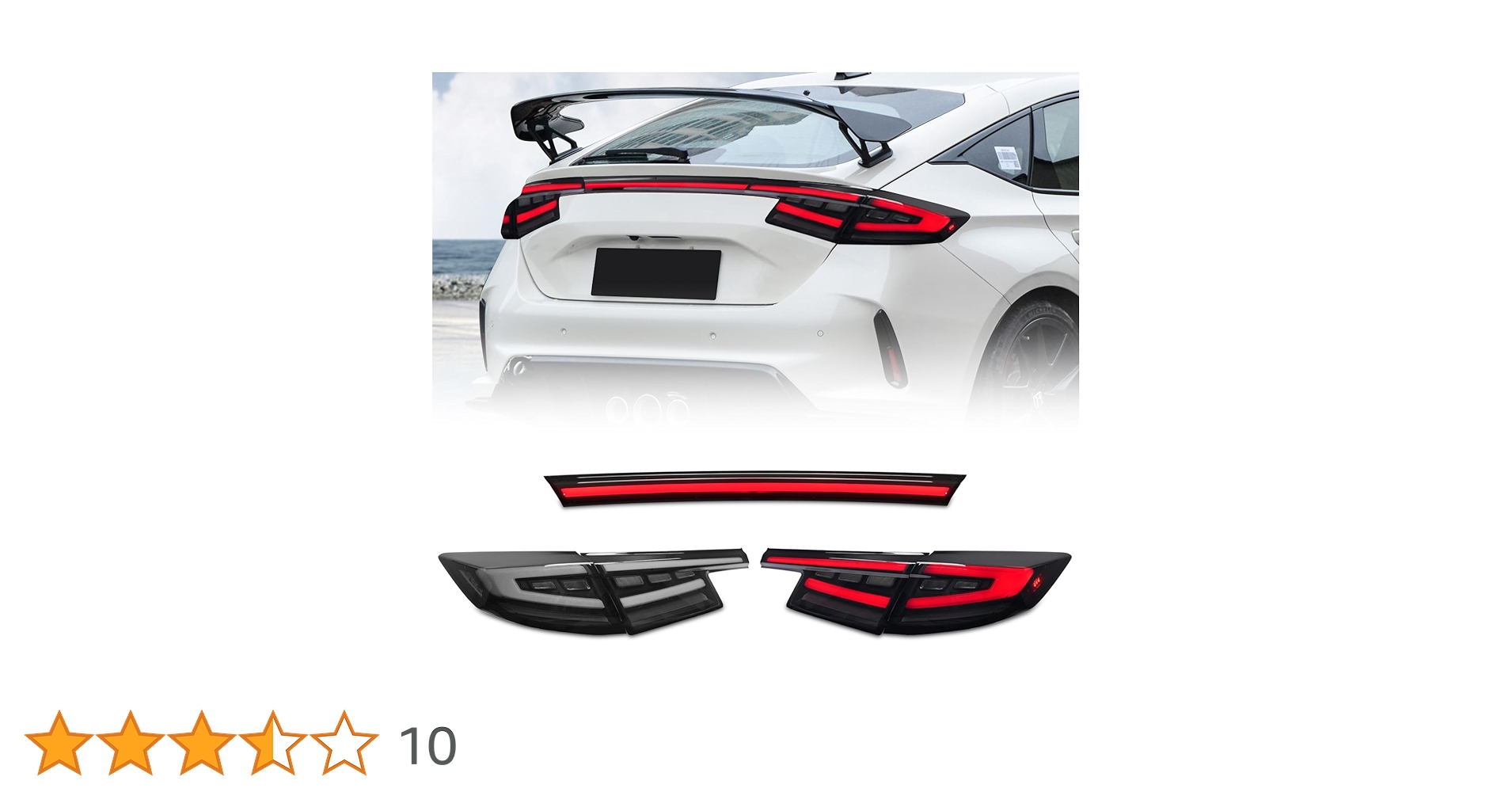 Archaic　シビック テールランプ FL1 FL4　FL5　インナーレッド Archaic シビック テールランプ FL1 FL4 FL5 インナーレッド Amazon