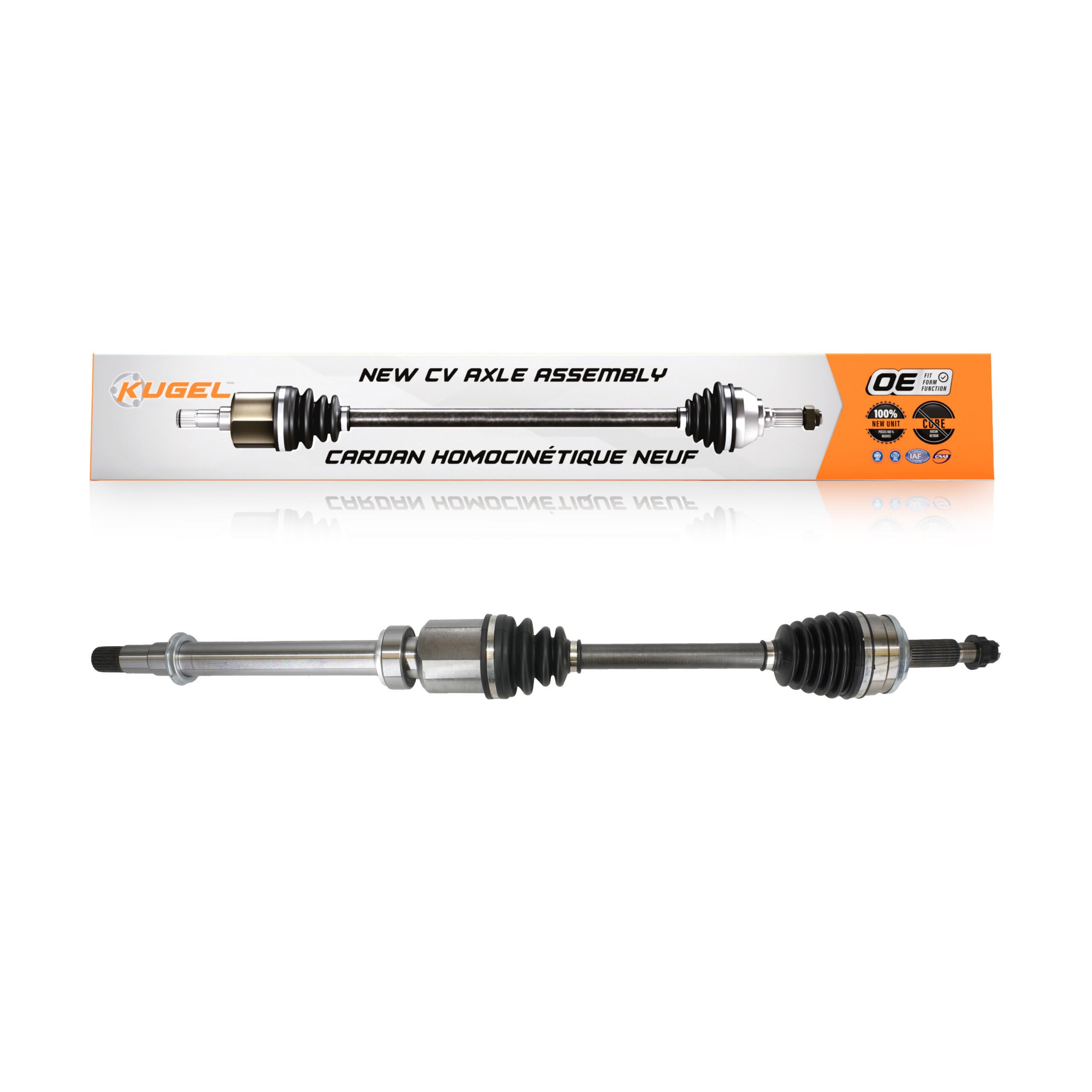 Kugel Front Right (Passenger Side) CV Axle Shaft NCV-VW72116 sold price at auction in Canada