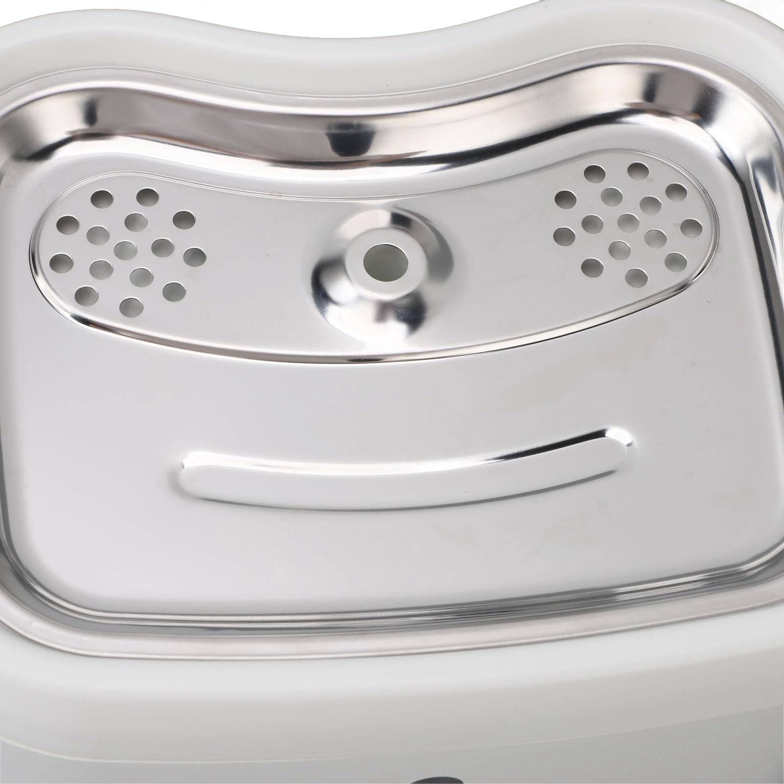EMUKOEP Dispensador Automático de Agua para Gatos, Diseño de Flujo de Agua Doble, Bebedero para Mascotas para Gatos Inteligentes, Fuente de para de Acero Inoxidable Escena aplicable: Amantes de los en