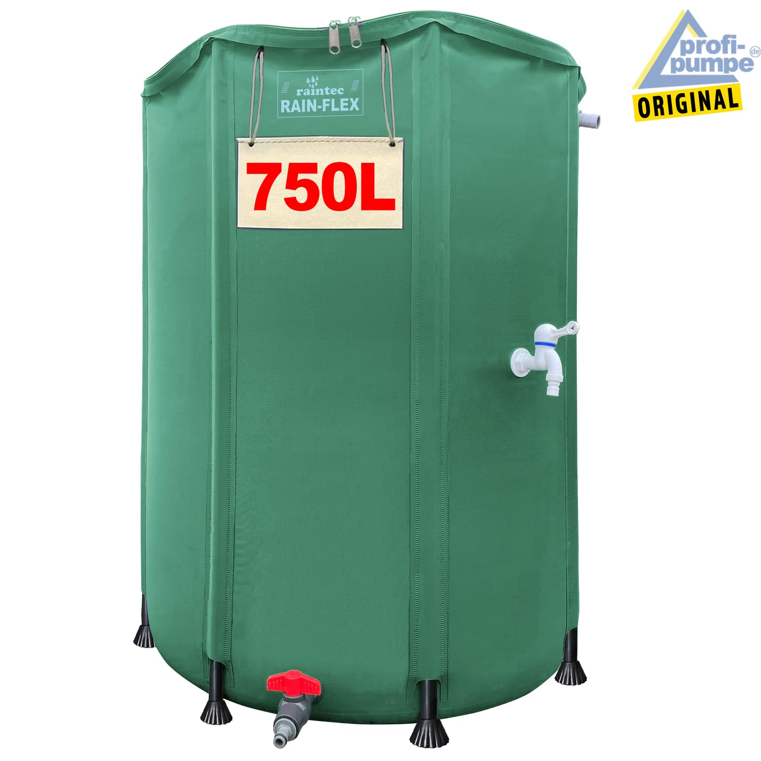 Zbiornik na deszczówkę, 750 l, z kranem