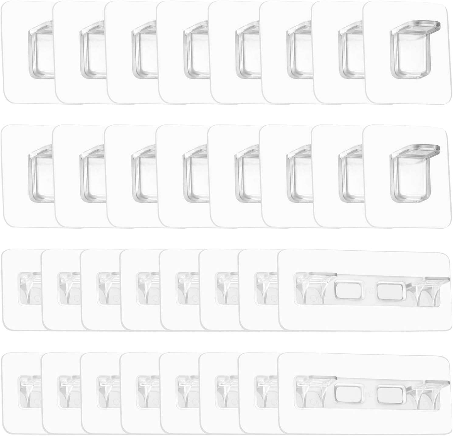 32Pcs Self Adhesive Shelf Support Peg, Punch Free