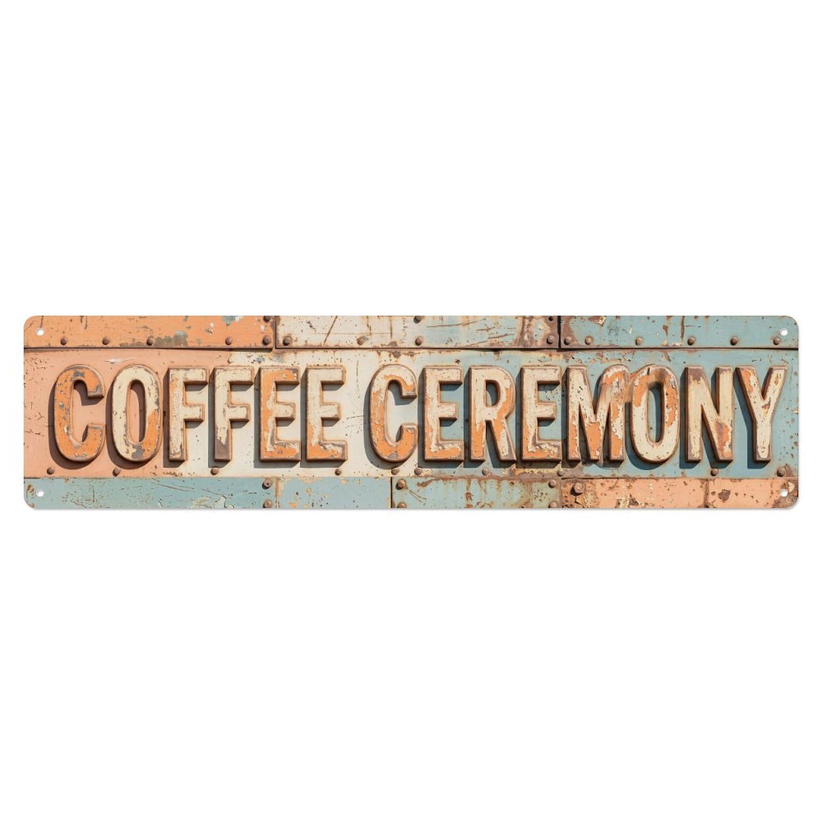 Coffee Ceremony Home Metal Tin Sign