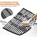 Criditpid 7645 Cooking Grates for Weber Q200, Q220, Q2000, Q2200, Q2400 Series Gas Grill Accessories, Cast Iron Grill Grate Replacement for Weber 65811, 53060001, 396000, 396001 Grill Parts, 2 Pack