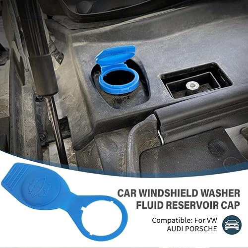 Miniatura 2 de GZYF Tapa de depósito de líquido para limpiaparabrisas Tapa de depósito para VW para Audi para Porsche 1K0955455