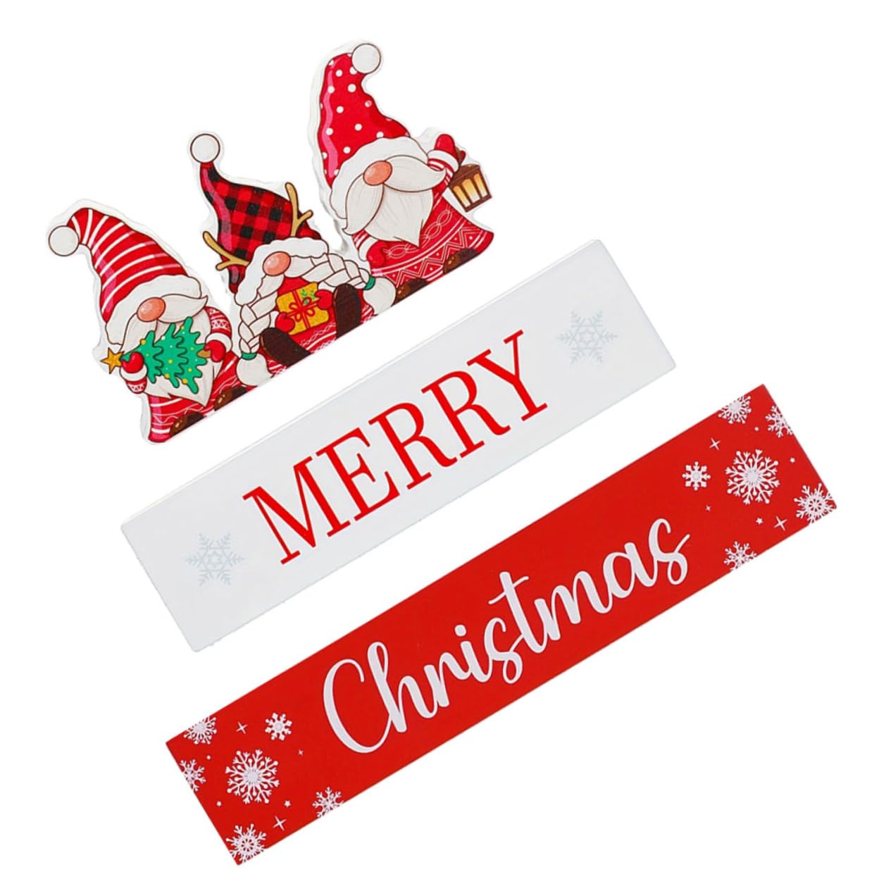 PRETYZOOM 5 Juegos christmas decorations adornos navideños decoraciones navideñas guirnalda Adornos de Navidad bandeja decoración de letrero de madera de navidad decoración de mesa de fiesta