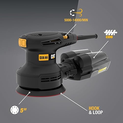 Miniatura 2 de Cat® Lijadora órbita aleatoria de 5" 3.0-AMP - DX46U