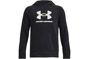 Under Armour Boys' Rival Fleece Big Logo Hoodie