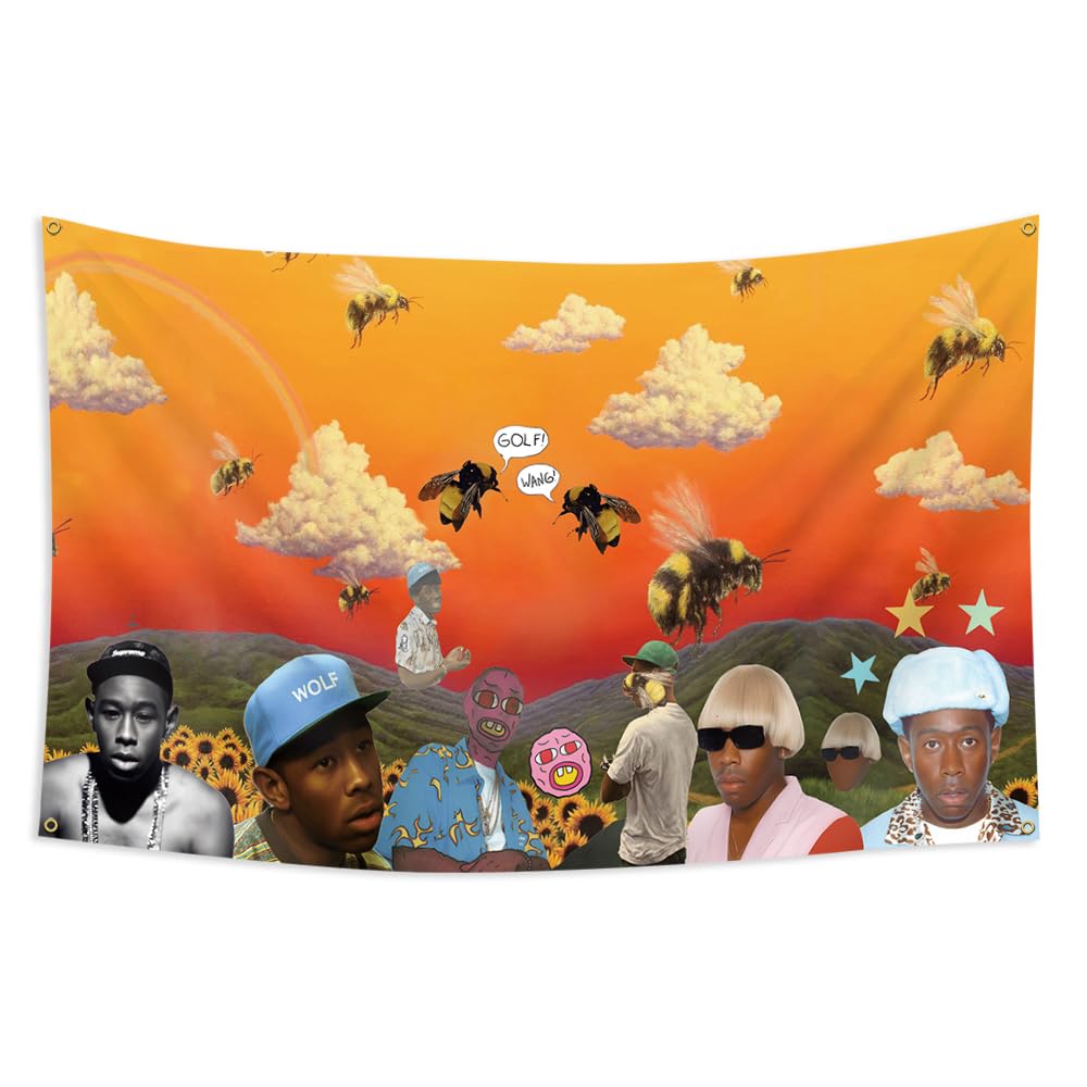 YOXIHOPE Tyler-The Creator Tapestry Album Cover Flags